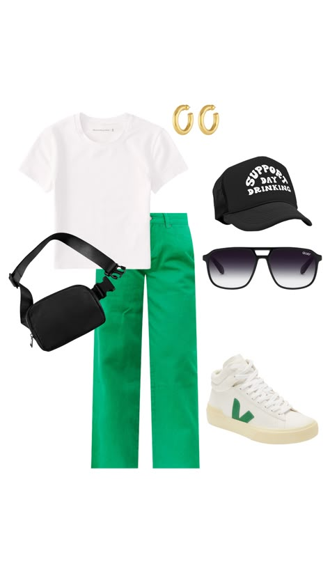 Green Beer Day Outfit, St Patricks Day Chicago Outfit, St Pats Outfits Women, Womens St Patricks Day Outfit, St Patrick’s Day Outfit College, St Paddys Day Outfit Women, Trendy St Patricks Day Outfit, Fake Pattys Day Outfit, Casual St Patricks Day Outfit Women