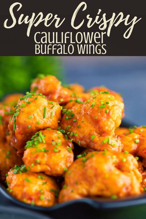 Air fryer buffalo cauliflower wings Air Fryer Buffalo Cauliflower, Cursed Food, Buffalo Cauliflower Wings, Buffalo Cauliflower Recipes, Baked Buffalo Cauliflower, Crispy Cauliflower, Cauliflower Buffalo Wings, Buffalo Cauliflower Bites, Spicy Appetizers