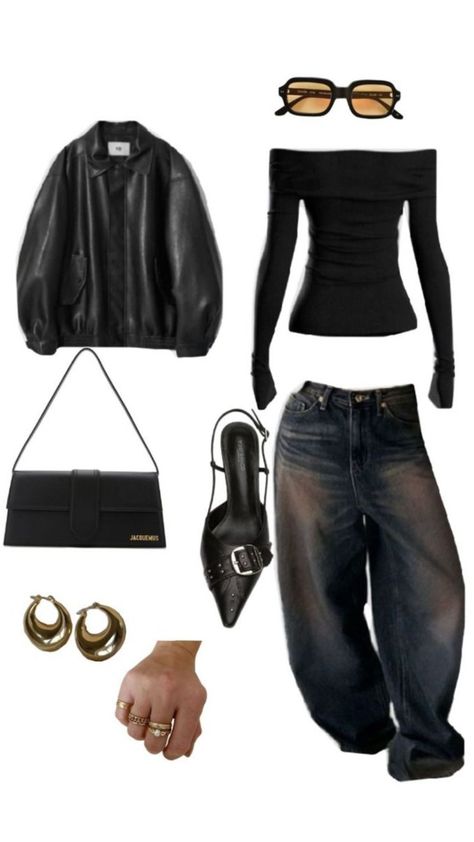 Clothes And Accessories, A Woman, Clothes, Black