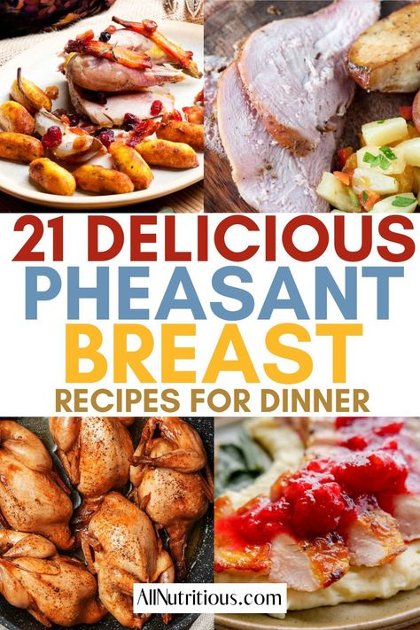 Insta Pot Pheasant Recipes, Pheasant Recipes Easy, Pheasant Side Dish, Pheasant Dinner Recipes, How To Cook Pheasant Recipes, Braised Pheasant Recipes, Best Pheasant Recipes, Instant Pot Pheasant Recipes, Grilled Pheasant Recipes