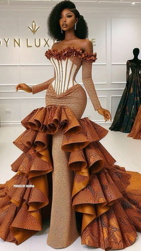 Fashion: #fashion, #style, #outfitinspiration, #beauty African Wedding Dress Ankara, Stylish Business Outfits, African Traditional Wedding Dress, Traditional Wedding Attire, African Prom Dresses, African Traditional Wedding, Stylish Tops For Women, Traditional Wedding Dress, African Wedding Dress