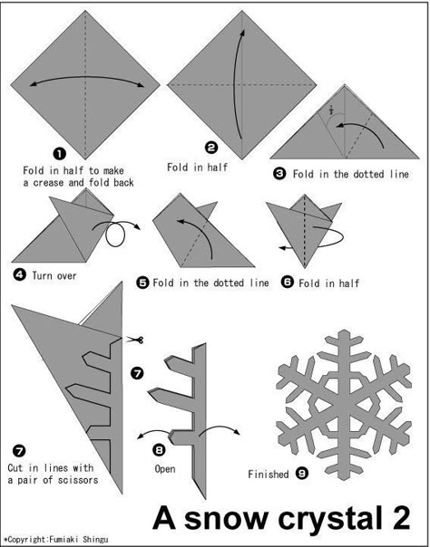 Paper Snowflake Template, Paper Snowflakes Diy, Snowflake Party, Snowflake Template, Snowflake Craft, New Year's Crafts, Winter Crafts For Kids, Paper Snowflakes, Paper Crafts Origami