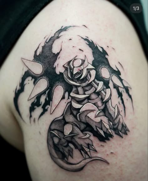 Pokemon Starter Tattoo, Zekrom Tattoo, Cool Pokemon Tattoos, Venusaur Tattoo, Typhlosion Tattoo, Scizor Tattoo, Pokemon Tattoo Black And White, Giratina Tattoo, Lucario Tattoo