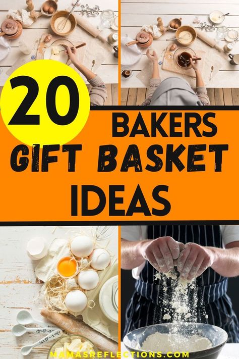 Find 20 fun and thoughtful gift basket ideas perfect for the bakers in your life also sharing ideas for Creative baker gift ideas, best gifts for bakers, baker gift basket ideas, unique gift baskets for bakers, baking gift set ideas, gift basket ideas for home bakers, thoughtful gifts for bakers, custom baker gift baskets, gifts for baking lovers, baker gift box ideas. Baking Hamper Basket Ideas, Gift Basket Ideas For Bakers, Baked Goods Gift Basket Ideas, Baking Baskets Gift Ideas, Baking Basket Ideas, Baking Gift Basket Ideas, Unique Diy Christmas Gifts, Baker Gift Ideas, Unique Gift Basket Ideas