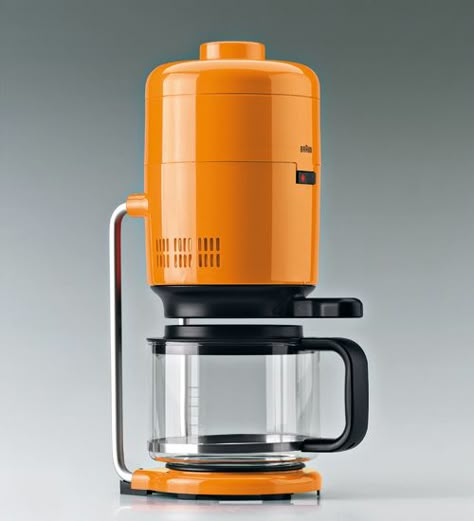 // Braun Coffee Maker Braun Coffee Maker, Braun Design, Orange Coffee, Dieter Rams, Industrial Product, Diy Ikea, Design Presentation, Design Hotel, Retro Futuristic