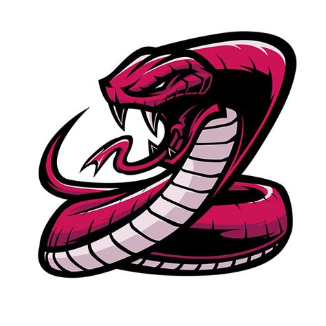 Snakes Logo on Behance Snake Logo Design, Black Mamba Snake, Snake Logo, Cobra Art, Design Studio Logo, Sports Logo Design, Esports Logo, Game Logo Design, Snake Art