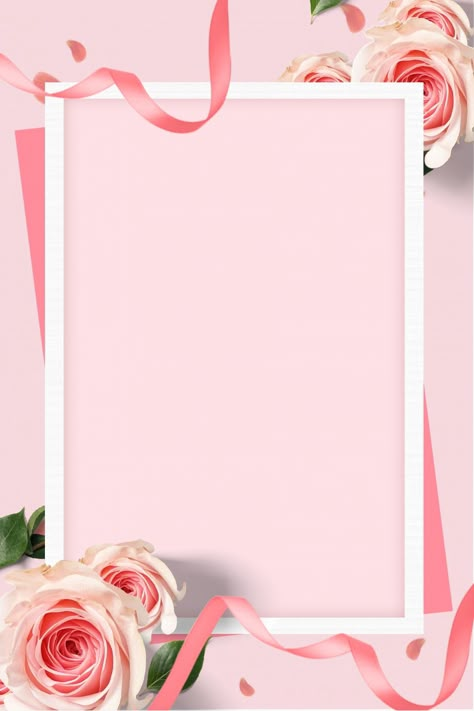 High End Skin Care Cosmetics Three Dimensional Flower Background Summer Background Images, Pink Flowers Background, Free Wedding Invitation Templates, Flower Background Images, Beautiful Frames, Skin Care Cosmetics, Beauty Posters, Face Lifting, Floral Border Design