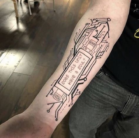 828 Tattoo, Circuit Tattoos, Electric Tattoo Ideas, Circuit Tattoo Design, Programming Tattoo Ideas, Programmer Tattoo, Schematic Tattoo, Programming Tattoo, Engineering Tattoo Ideas