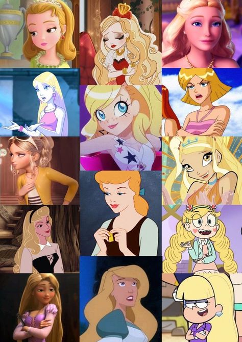 Blonde Fictional Characters, Blonde Character Costumes, Blond Hair Costume Ideas, Blond Cartoon Characters, Blonde Halloween Characters, Blonde Cartoon Characters Aesthetic, Blonde Movie Characters Costumes, Blonde Movie Characters, Iconic Blonde Characters