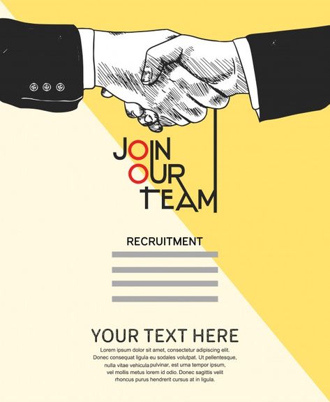 Join our team concept poster Premium Vec... | Premium Vector #Freepik #vector #background #poster #business #hand College Recruitment Poster, Come And Join Us Poster, Job Hiring Poster Creative, Company Mission Statement Examples, Recruitment Poster Design Ideas, Hiring Poster Design Ideas, Join Us Poster, Hiring Poster Creative, Recruitment Poster Design