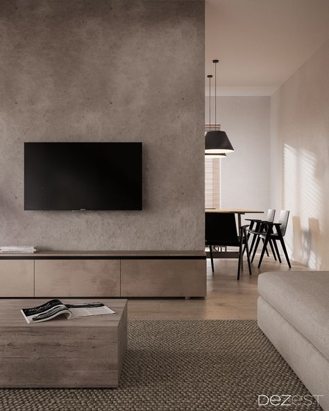 House By The River, Casa Clean, Bedroom Tv, Living Room Tv Unit Designs, Living Room Tv Unit, Tv Room Design, Tv Wall Design, Living Room Design Decor, Luxury Bedroom