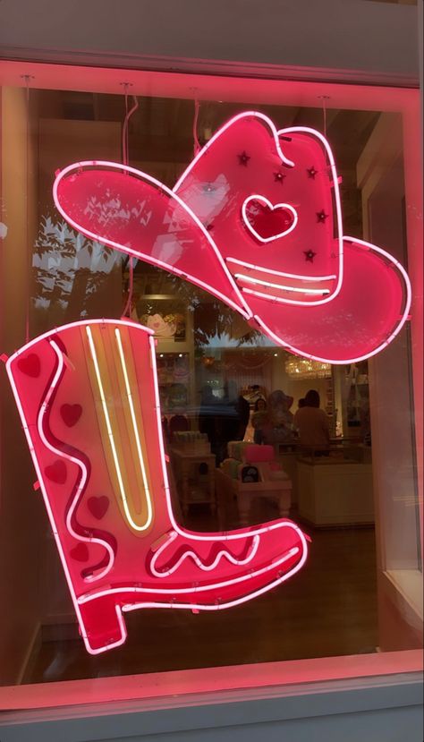 cowboy cowgirl pink yeehaw howdy neon Cowboy Asethic Pink, Space Cowgirl Background, Pink Disco Cowgirl Aesthetic, Cowboy Pink Aesthetic, Disco Western Aesthetic, Colorful Cowgirl Aesthetic, Space Cowgirl Decor, Cowgirl Neon Sign, Hot Pink Cowgirl Aesthetic