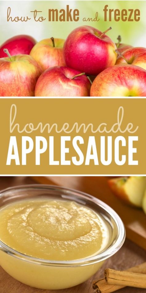 Stocking Your Freezer with Homemade Applesauce Homemade Apple Sauce, Applesauce Recipes, Homemade Applesauce Recipes, Applesauce Recipe, Apple Sauce Recipes, Homemade Applesauce, Apple Sauce, Homemade Baby Food, Homemade Apple