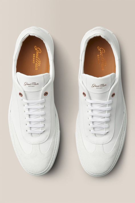 Legend Court Sneaker | Nappa Leather and Suede #fashion #sneakerstrends #summershoes #springshoes #iconic #aesthetic #fashionista #trainers #casual #mens. https://whispers-in-the-wind.com/category/mens/? Mens White Dress Sneakers, Man Shoes Casual, Mens Summer Shoes, Tennis Club, Russell Wilson, Mens Shoes Casual Sneakers, Winter Sneakers, Men Fashion Casual Outfits, Trendy Sneakers