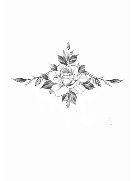 Sternum Flower Tattoo Women, Womens Underboob Tattoo, Flower Sternum Tattoo Women, Breast Bone Tattoos For Women, Sternum Tattoo Women Flowers, Underboob Tattoo Flower, Tattoo Ideas Female Sternum, Underboob Flower Tattoo, Sternum Flower Tattoo