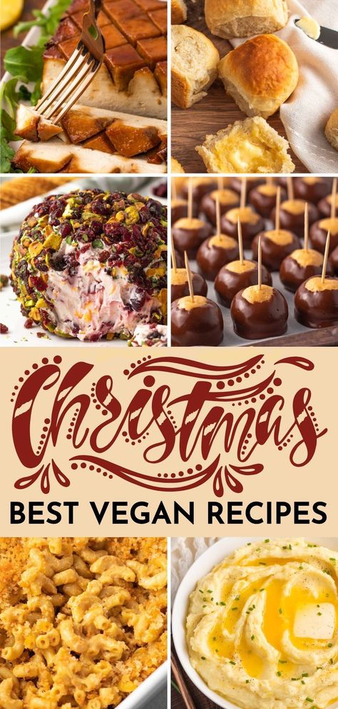 Christmas Appetizers Vegan, Christmas Breakfast Appetizers, Ham Roast, Vegan Christmas Desserts, Appetizers Vegan, Vegan Christmas Dinner, Recipes By Ingredients, Vegan Hot Chocolate, Vegetarian Christmas