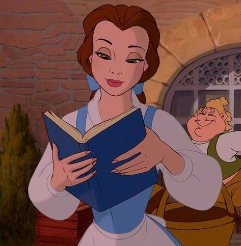 Me Character, Literally Me Characters, The Beauty And The Beast, Disney Icons, Old Disney, Disney Aesthetic, Reading A Book, Disney Princesses, Literally Me