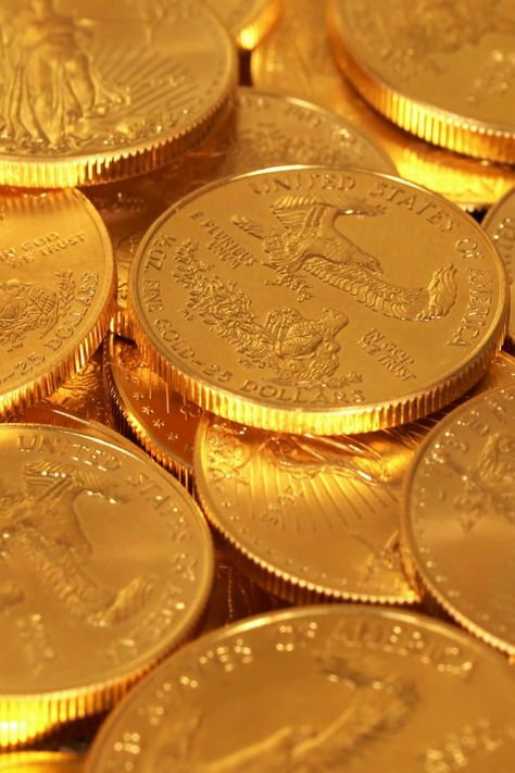 Gold Coin Wallpaper, Gold Eagle Coins, Gold Bullion Coins, Gold Reserve, Gold Bullion Bars, Eagle Coin, Gold Money, Bullion Coins, Gold And Silver Coins