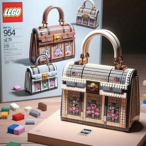 Cute Lego Sets, Cute Legos, Lego Fashion, Aesthetic Lego, Big Lego Sets, Diy Dollar Tree Gifts, Cute Lego, Lego Room Decor, Easy Lego Creations