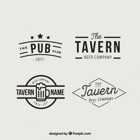 Brewery Logo Design, Pub Logo, Bottle Logo, Brewery Design, Beautiful Logos Design, Food Logo Design, Beer Logo, Restaurant Logo, Bar Logo