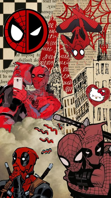 I LOVE THEM SO MUCH <333 #spideypool #spiderman #deadpool #marvel #lgbt Wallpapers Spideypool, Spideypool Aesthetic, Spider Man And Deadpool, Spiderman And Deadpool, Deadpool Y Spiderman, Deadpool X Spiderman, Spiderman Deadpool, Deadpool Spiderman, Simplistic Wallpaper