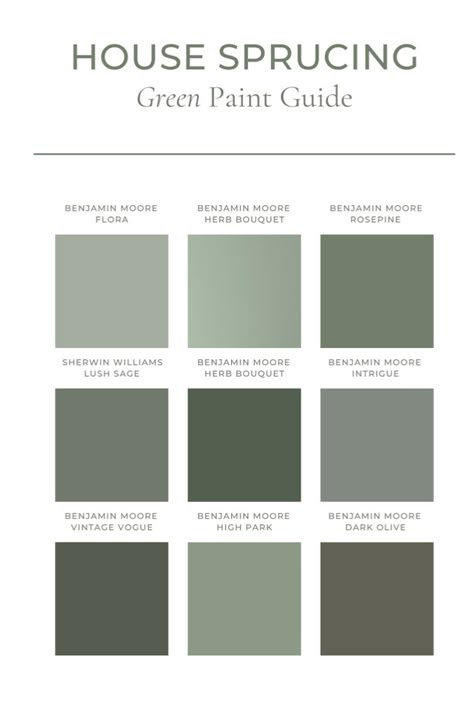 Our Favorite Green Paint Colors — House Sprucing Green Paint Outside House, Stucco Green Exterior Colors, Light Gray Green Exterior Paint Colors, Hunter Green Houses Exterior, Moss Green Exterior House Paint, Natural Green Paint Colors, Green Shed Colors, Rustic Green Paint Colors, Spruce Green Color Palette