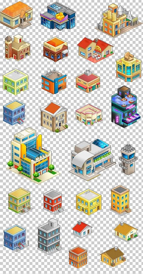 Isometric Pixel Art Building, Isometric Video Game, Isometric Building Illustration, 3d Isometric Design, Isometric Art Tutorials, Isometric Art Drawing, Building Pixel Art, Isometric Illustration Design, Building Design Concept