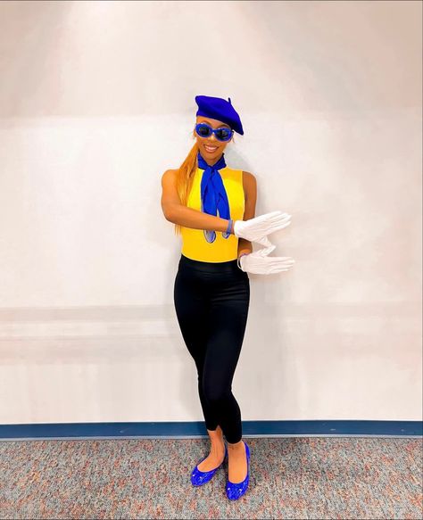 Sorority Probate Outfit, Sigma Gamma Rho Probate Outfits, Sgrho Probate Outfits, Probate Outfit Greek, Royal Blue And Gold Outfit, Sgrho Photoshoot, Probate Outfits, Sgrho Outfits, Presentation Outfit