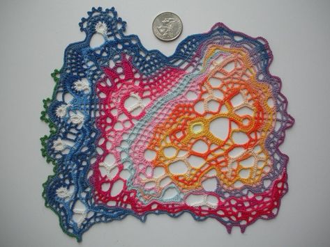 Crochet Motif Patterns, Form Crochet, Freeform Crochet, Nalu, Crochet Art, Yarn Art, Crochet Techniques, Crochet Motif, Crochet Doilies