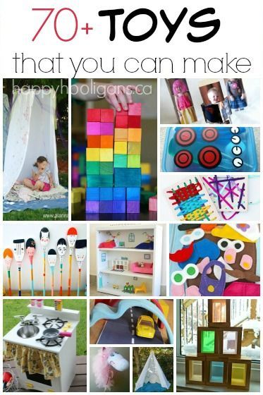 70+ Homemade Toys to Make for Kids - dozens of DIY toys to make for the kids for Christmas (or birthdays) - Happy Hooligans Toys To Make For Kids, Toys To Make, Diy Kids Toys, Homemade Toys, Toddler Snacks, Baby Diy, Easy Kids, Diy Toys, Craft Activities