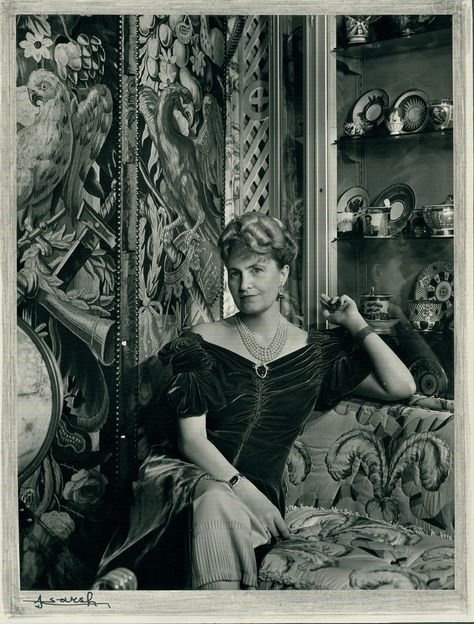 Marjorie Merriweather Post ca. 1950 by Yousuf Karsh Whistler Paintings, Marjorie Post, Marjorie Merriweather Post, Yousuf Karsh, Russian Porcelain, James Mcneill Whistler, Wealthy Women, Sunday Style, The Gilded Age