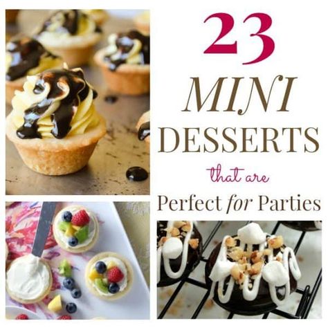 Easy Mini Desserts Recipes, Dessert Bord, Mini Dessert Easy, Finger Desserts, Dessert Halloween, Mini Dessert Recipes, Dessert Shooters, Mini Dessert Cups, Cake Mini