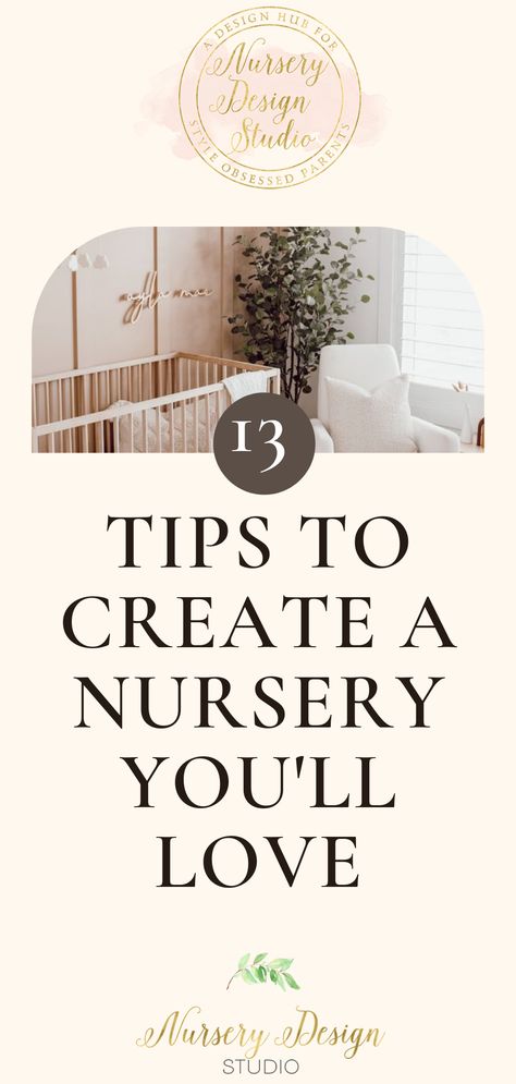 Looking for tips on how to design a nursery? We'll share 13 tips to create a nursery you'll love. When it comes to nursery design, it's all about creating the perfect balance between style and function. A well designed nursery will be safe, practical, beautiful and a peaceful oasis. How To Design A Nursery, Transitional Nursery Ideas, Nursery Floor Plan, Nursery Furniture Layout, Small Nursery Layout, Shared Nursery Ideas, Transitional Nursery, Safe Nursery, Nursery Color Palette