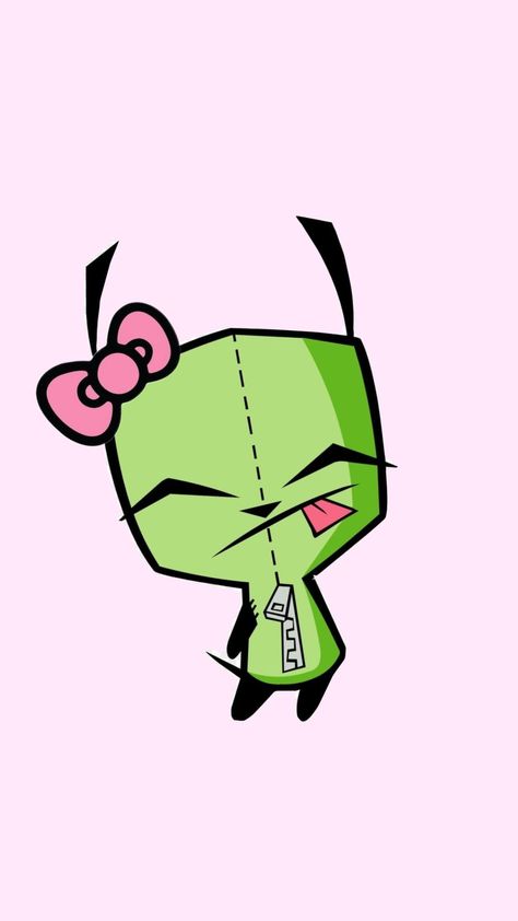 Invader Zim Gir Tattoo, Gir Invader Zim Pfp, Gir Invader Zim, Gir From Invader Zim, Invader Zim, Cartoon Character Pictures, Cartoon Shows, Girl Drawing, Drawing For Kids