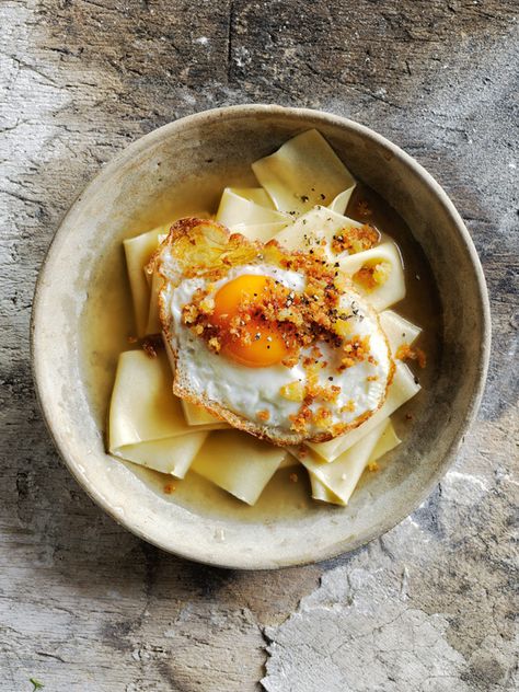 Donna Hay, Parmesan Recipes, Pasta Pizza, Fried Egg, Nothing More, Omega 3, Fatty Acids, Broth, Pasta Dishes