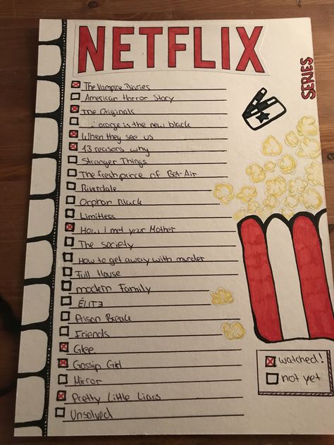 Netflix Series For Study Motivation, Netflix And Chill Aesthetic, Film Netflix, Sleepover Things, Film Journal, Movie Ideas, Sleepover Things To Do, Drama List, Korean Drama List