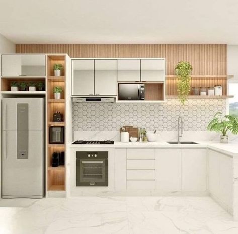 Modern Unique Kitchen Design, Kitchen Cupboard Designs Layout, Small Kitchen Modern Design, U Kitchen Layout, Cupboard Ideas Kitchen, Very Small Kitchen Ideas Layout, Small Kitchen White, Kitchen Cabord, Cupboard Design Kitchen