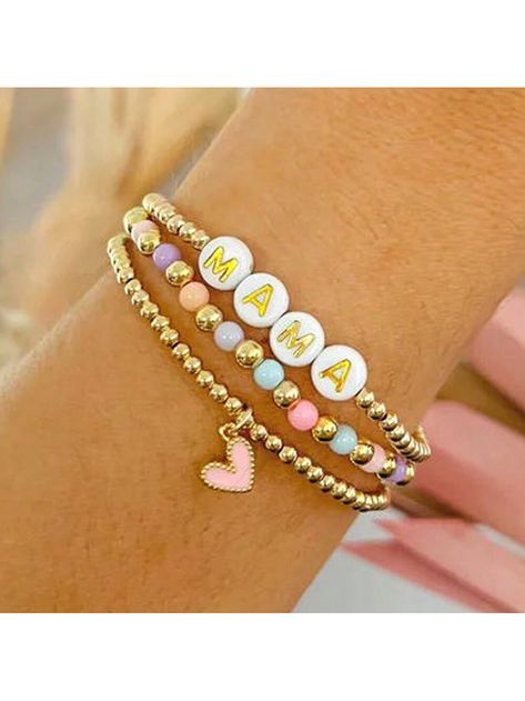 Multicolor  Collar  Copper   Embellished   Women Fashion Jewelry Beach Vacation Style, Bohemian Style Jewelry, Summer Bracelet, Beads Pendant, Pendant Heart, Rice Bead, Jewelry Beach, Summer Bracelets, Watches Women Fashion