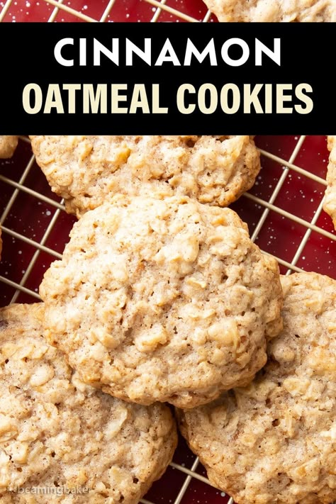 Quaker Oats Oatmeal Cookies, Old Fashioned Oatmeal Cookies, Cinnamon Oatmeal Cookies, Soft Oatmeal Cookies, Gluten Free Oatmeal Cookies, Oatmeal Cookies Easy, Delicious Oatmeal, Oatmeal Raisin Cookies Chewy, Classic Cookies Recipes