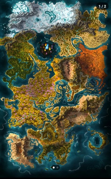 Imaginary Maps World, Fantasy Region Map, Worldbuilding Map, Fantasy Kingdom Map, Fantasy World Map Design, Dnd World Maps, Fantasy World Map Cartography, Fantasy Continent Map, Dnd Maps World