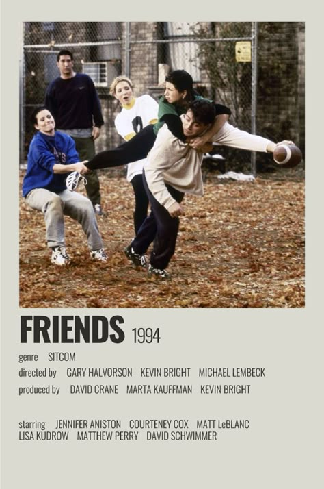 Minimalistic Polaroid Poster, Friends Sitcom, Film Polaroid, Most Paused Movie Scenes, Pause Button, Friends Poster, David Schwimmer, Polaroid Posters, Friends Tv Series