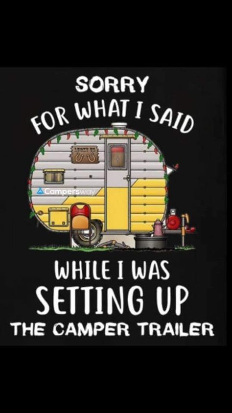 Crochet Camper, Funny Camping Quotes, Camper Signs, Quotes Hilarious, Camping Quotes, Camping Signs, Funny Camping, Tent Trailer, Camping Humor