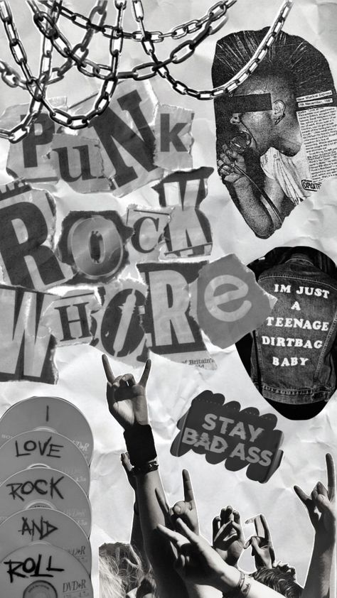 #punk #punkrock #blackandwhite #collage #moodboard #punkaesthetic #aesthetic Punk Core Wallpaper, Emo Punk Aesthetic Wallpaper, Punk Rock Moodboard, Punk Background Aesthetic, Punk Vibes Aesthetic, Punk Core Aesthetic, Punk Rock Background, Punk Pop Aesthetic, Punk Aesthetic Pictures