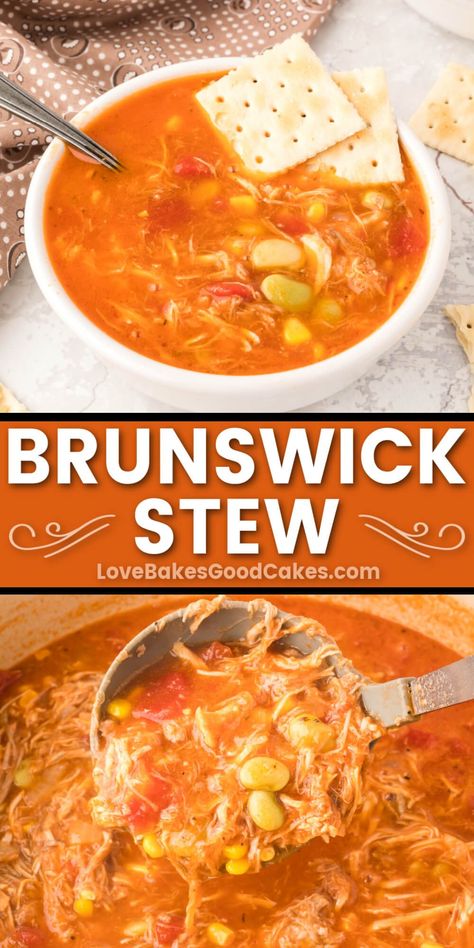 Brunswick Stew Recipe Easy, Rotini Casserole, Best Brunswick Stew Recipe, Baked Rotini, Brunswick Stew Recipe, Stew Recipes Crockpot, Easy Skillet Dinner, Best Easy Dinner Recipes, Brunswick Stew