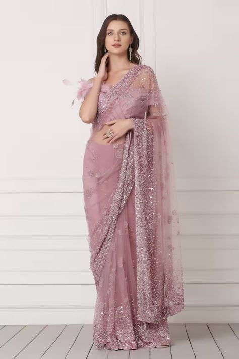 Pooja Peshoria | Designer Sarees, Gowns, Lehengas | Aza Fashions Kurta Ideas, Net Saree Blouse Designs, Net Saree Blouse, Simple Saree Designs, Resham Work, Fancy Sarees Party Wear, Saree Designs Party Wear, Indian Fashion Saree, Traditional Saree