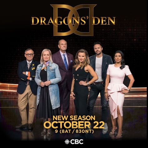 Photo shared by Dragons' Den on September 28, 2020 tagging @arlenedickinson, @lanemerrifield, @lordguzzo, @manjit.minhas, @micheleromanow, and @mrjimtreliving. Image may contain: 7 people, people standing, suit and night, text that says 'DRAGONS DEN NEW SEASON OCTOBER 22 9 (8AT / 830NT) CBC'. Dragons Den, Whole New World, September 28, A Whole New World, People People, People Standing, New World, Photo Sharing, How To Memorize Things