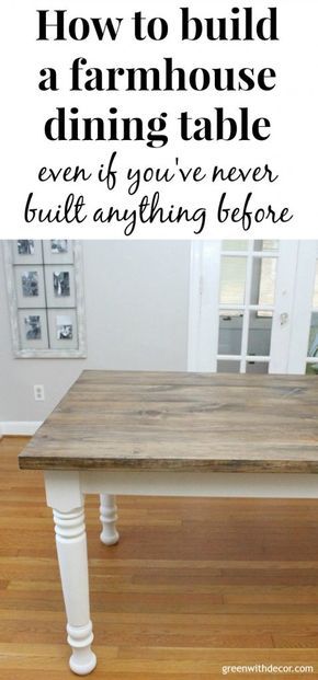 Farmhouse Kitchen Table Diy, Diy Lake, Build Table, Table Finishes, Build A Farmhouse, Farmhouse Table Legs, House Diy Projects, Diy Farmhouse Ideas, Diy Cottage