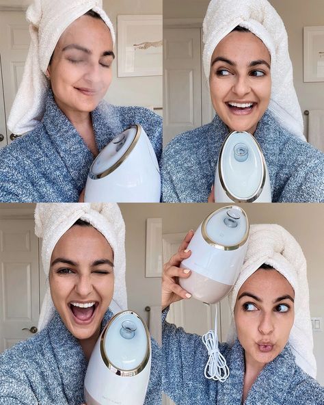 At Home Facial Steaming, Best At Home Facial Products, Steaming Face Benefits, How To Use A Face Steamer, Facial Steamer Routine Steps, How To Use Facial Steamer, Benefits Of Facial Steaming, How To Steam Your Face At Home, Steamer Facial