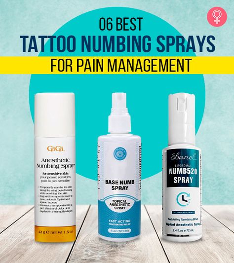 6 Best Tattoo Numbing Sprays (Reviews) In 2023 Numbing Cream For Tattoos, 15 Tattoo, Numbing Cream, Inflammation Causes, Getting A Tattoo, Tattoo Needles, Tattoo Parlors, Image Consultant, Spray Can