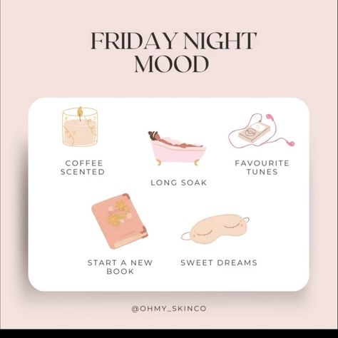 Friday Night Self Care, Friday Self Care, Night Mood, Glow Ups, Skincare Secrets, Leveling Up, Homemade Beauty Tips, Dream Book, Friday Night Lights